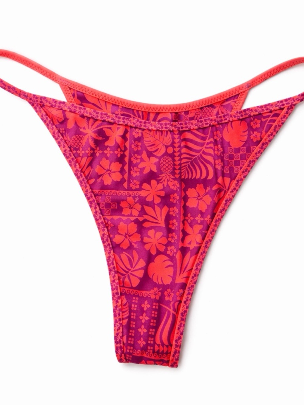 Kulani Kinis Tanning Thong Bikini Bottom- La Isla print 🏝️ - Picture 3 of 3